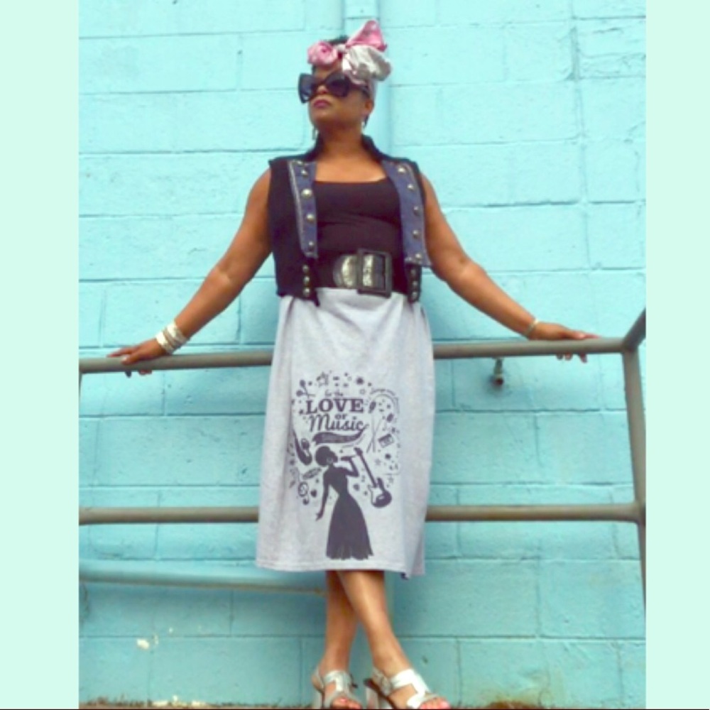 For the Love of Music Sofistafunk Skirt